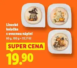 Lidl Linecké kolečko s ovocnou náplní nabídka