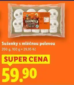 Lidl Sušenky s mléčnou polevou nabídka