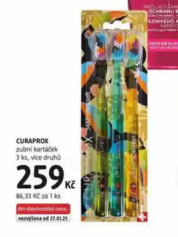dm drogerie Curaprox zubní kartáček nabídka