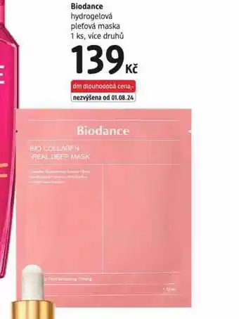 dm drogerie Biodance pleťová maska nabídka