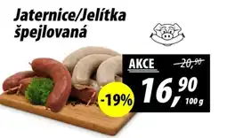 ZEMAN Jaternice/Jelitka špejlovaná nabídka