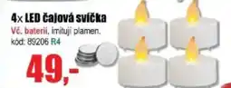 EVA 4× LED čajová svíčka nabídka