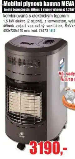 EVA Mobilní plynová kamna MEVA nabídka