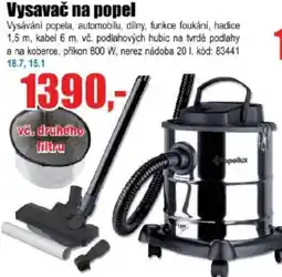 EVA Vysavač na popel nabídka