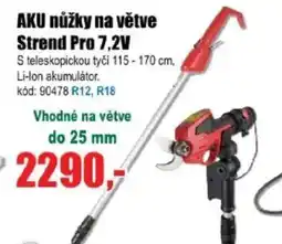 EVA AKU nůžky na větve Strend Pro 7,2V nabídka