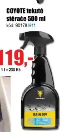 EVA COYOTE tekuté stěrače nabídka