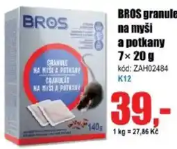 EVA BROS granule na myši a potkany nabídka