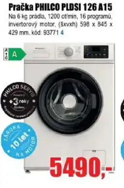 EVA Pračka PHILCO PLDSI 126 A15 nabídka