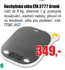 EVA Kuchyňská váha ETA 3777 Grami nabídka