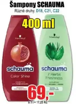 EVA Šampony SCHAUMA nabídka