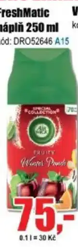 EVA AIR WICK FreshMatic náplň nabídka