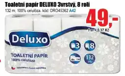 EVA Toaletní papír DELUXO 3vrstvý, 8 rolí nabídka