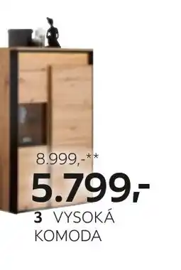 XXXLutz Vysoká komoda nabídka