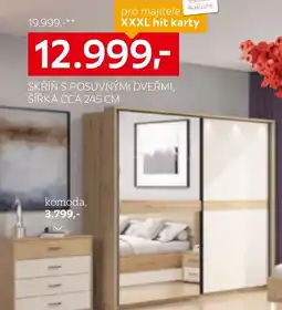 XXXLutz Skříň s posuvnými dveřmi nabídka