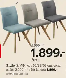 XXXLutz Židle nabídka
