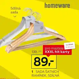 XXXLutz Sada šatních ramínek nabídka