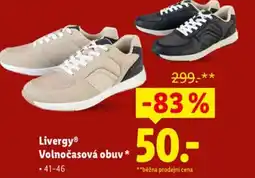 Lidl Livergy® Volnočasová obuv nabídka