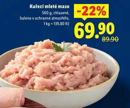 Lidl Kuřecí mleté maso nabídka