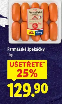 Lidl Farmářské Spekačky nabídka