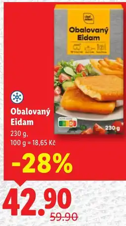 Lidl Obalovaný Eidam nabídka
