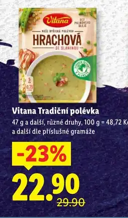 Lidl Vitana Tradiční polévka nabídka