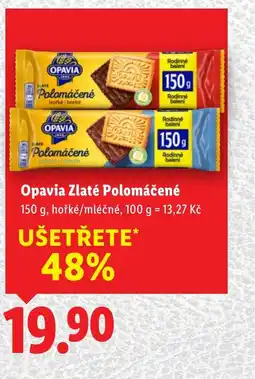 Lidl OPAVIA Zlaté Polomáčené nabídka