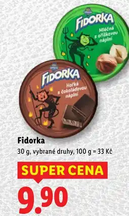 Lidl Fidorka nabídka