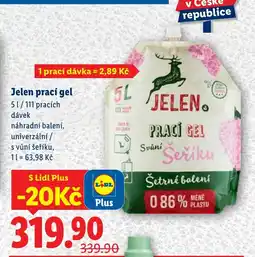 Lidl JELEN prací gel nabídka