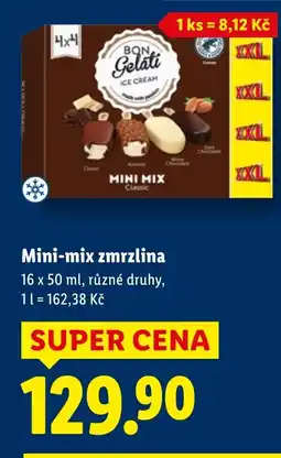 Lidl Mini-mix zmrzlina nabídka