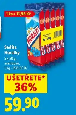 Lidl Sedita Horalky nabídka