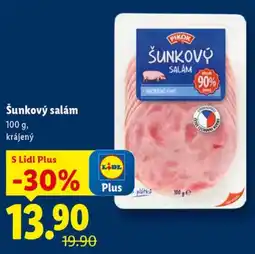 Lidl Šunkový salám nabídka