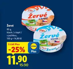 Lidl Pilos Žervé nabídka