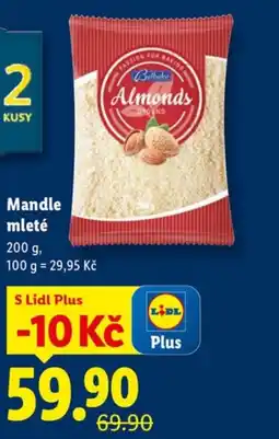 Lidl Mandle mleté nabídka