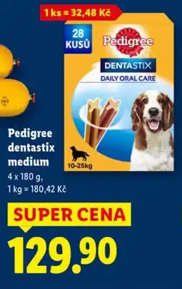 Lidl Pedigree dentastix medium nabídka