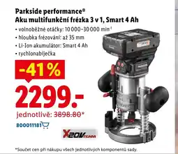 Lidl Parkside performance® Aku multifunkční frézka 3 v 1, Smart 4 Ah nabídka