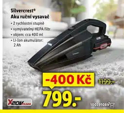 Lidl SilvercrestⓇ Aku ruční vysavač nabídka