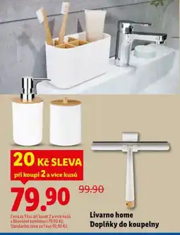 Lidl Livarno home Doplňky do koupelny nabídka