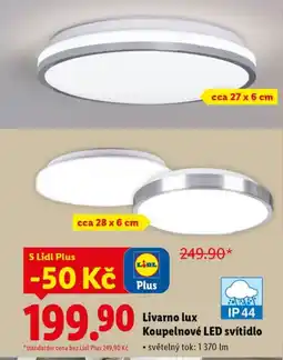 Lidl Livarno lux Koupelnové LED svítidlo nabídka