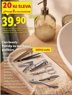 Lidl Cien beauty Potřeby na manikúru/ pedikúru nabídka