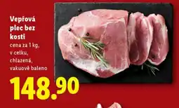 Lidl Vepřová plec bez kosti nabídka
