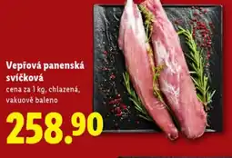 Lidl Vepřová panenská svíčková nabídka