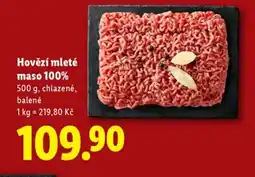 Lidl Hovězí mleté maso 100% nabídka
