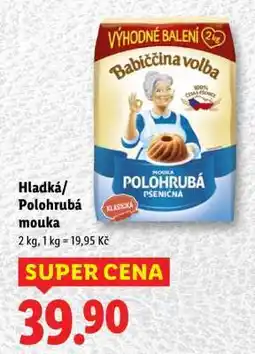 Lidl Hladká/Polohruhá Mouka nabídka