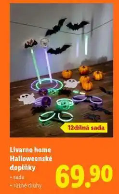 Lidl Livarno home Halloweenské doplňky nabídka