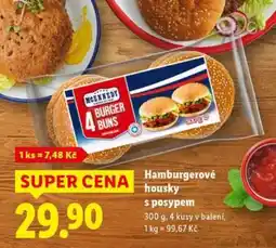 Lidl McEnnedy Burger Buns nabídka