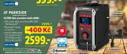 Lidl PARKSIDE PERFORMANCE 12/20V Aku stavební rádio DAB+ nabídka