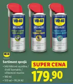 Lidl WD-40 Specialist Sortiment sprejů nabídka