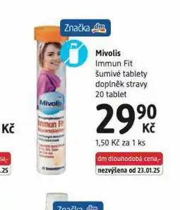 dm drogerie Šumivé tablety nabídka