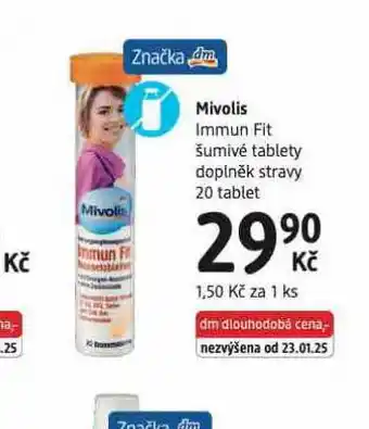 dm drogerie Šumivé tablety nabídka