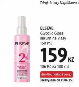 dm drogerie Elseve sérum na vlasy nabídka
